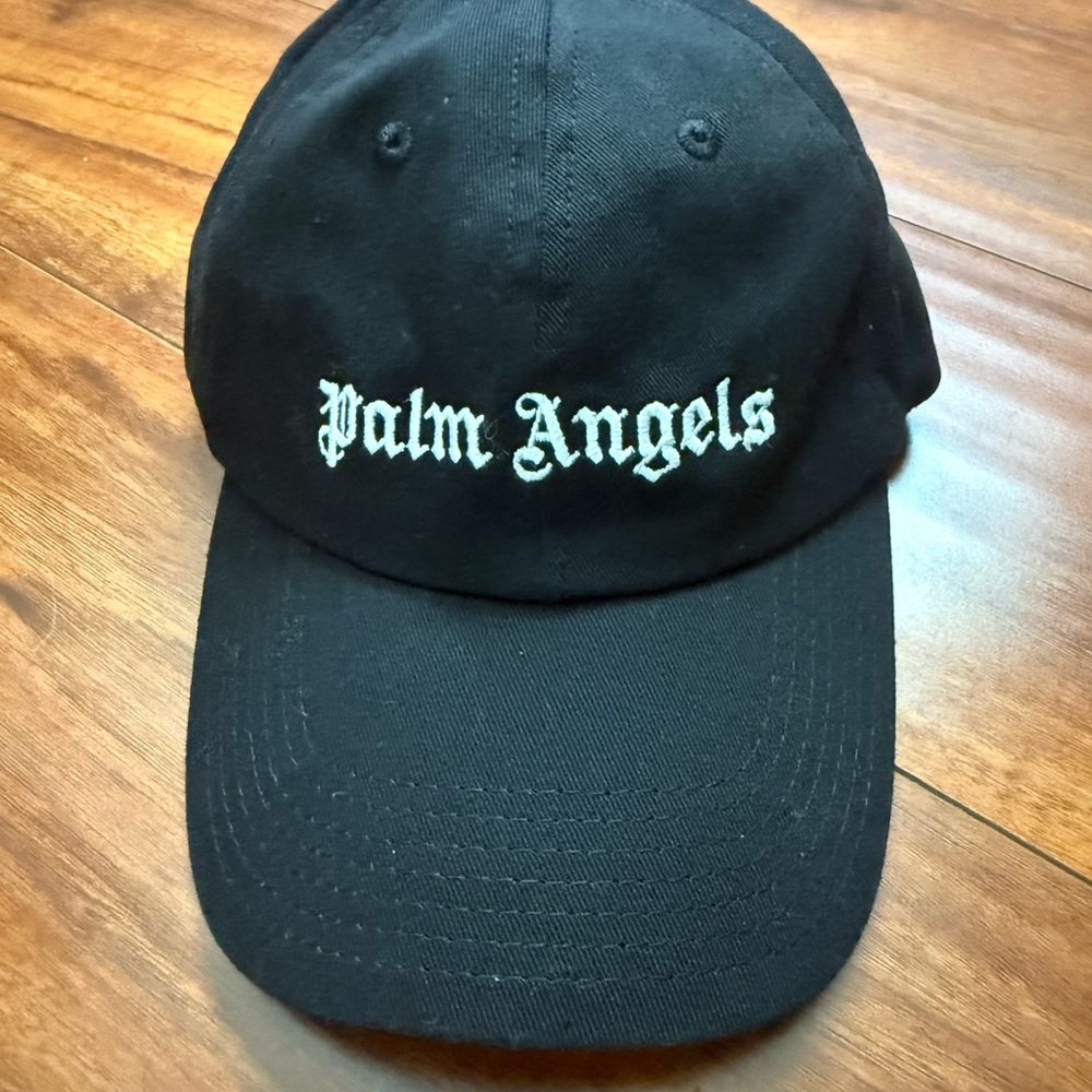 NEW Palm Angels Baseball Black Logo Cap